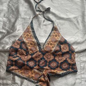 Bohemian Paisley Halter Top